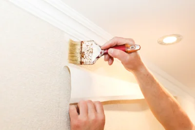 Pose de papier peint à Nangy — revêtements muraux et toiles de verre